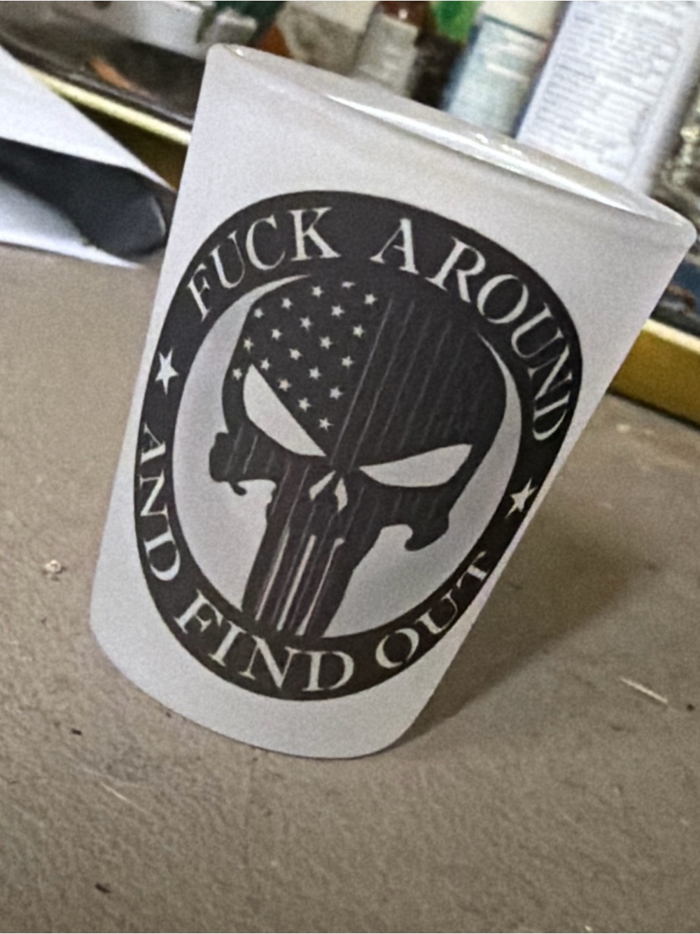 FAFO Shot Glass